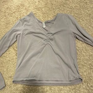 Purple fun long sleeve top